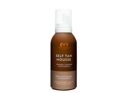 Evy Technology Self Tan Mousse, Light/Medium, 150 mL