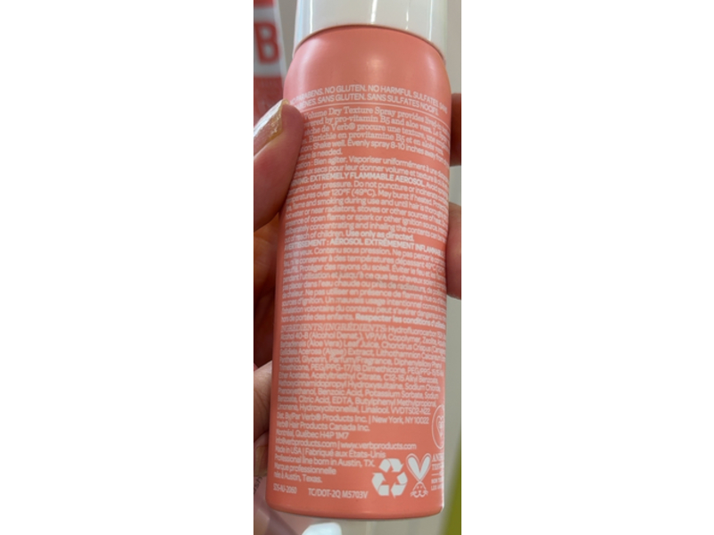 Verb Volume Dry Texture Spray, 1.6 oz/45 g