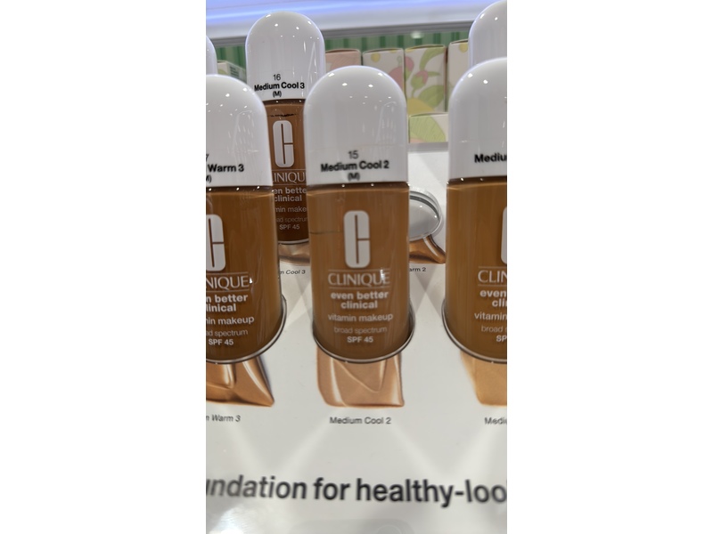 Clinique Even Better Clinical Vitamin Makeup, SPF 45, Medium Cool 3, 1 fl oz/30 mL