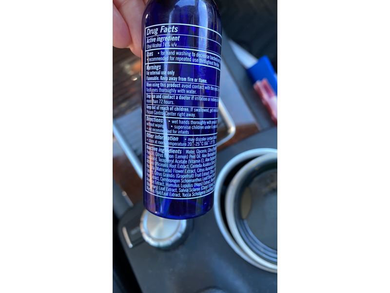 Trader Joe's Hand Sanitizer Spray, Grapefruit & Lemon, 2 fl oz (59 mL)