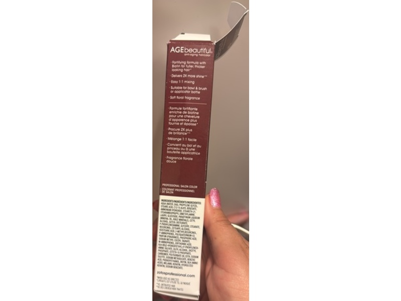 AGE Beautiful Permanent Hair Color, 4G, 2 fl oz/60 mL