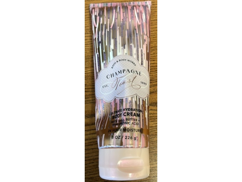 Bath & Body Works Ultimate Hydration Body Cream, Champagne Toast, 8 oz/ 226 g