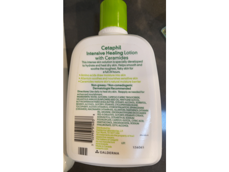 Cetaphil Intensive Healing Lotion, 16 fl oz/473mL