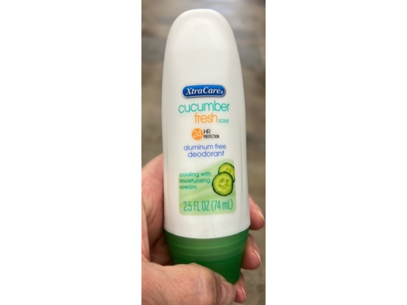 XtraCare Deodorant, Cucumber Fresh, 2.5 fl oz/74 mL