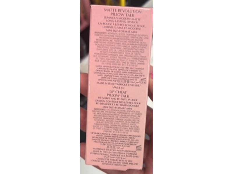 Charlotte Tilbury Lipstick & Liner Kit, Pillow Talk