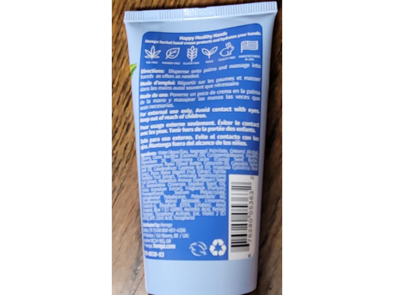 Hempz Triple Moisture Hand Cream, 3 fl oz/89 mL