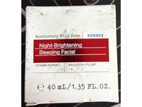 Korres Apothecary Wild Rose Night Brightening Sleeping Facial, 1.35 fl oz/40 mL - thumbnail 2
