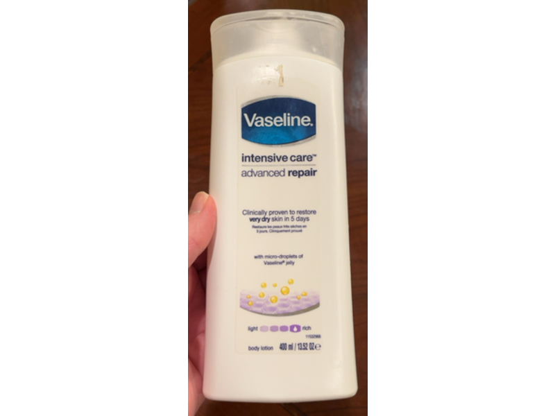 Vaseline Intensive Care Advanced Repair Body Lotion, 13.52 oz/400 mL, Pack Of 6