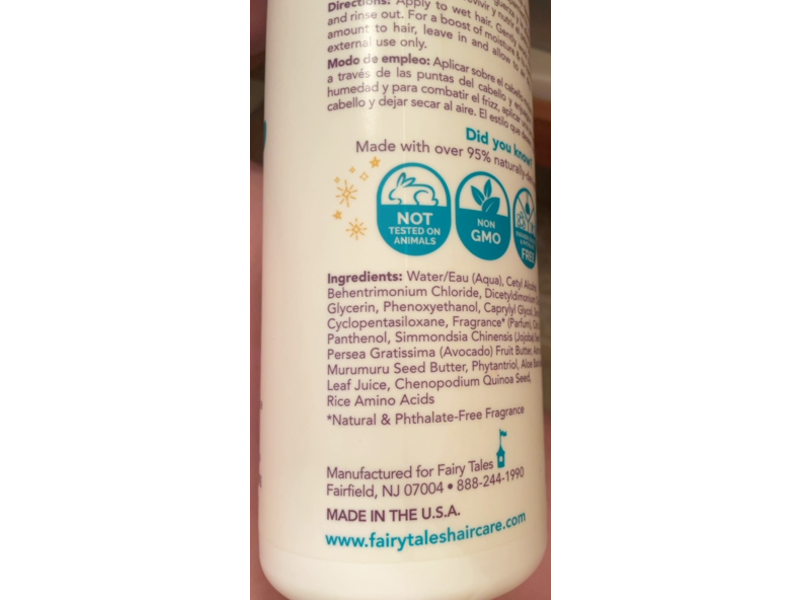 Fairy Tales Curly-Q Hydrating Conditioner, Quinoa, Avocado Butter, Aloe, 32 fl oz/946 mL