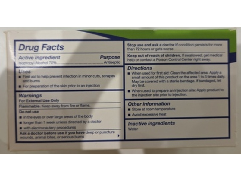 Dynarex Sterile Alcohol Prep Pads, Medium, 100 Count