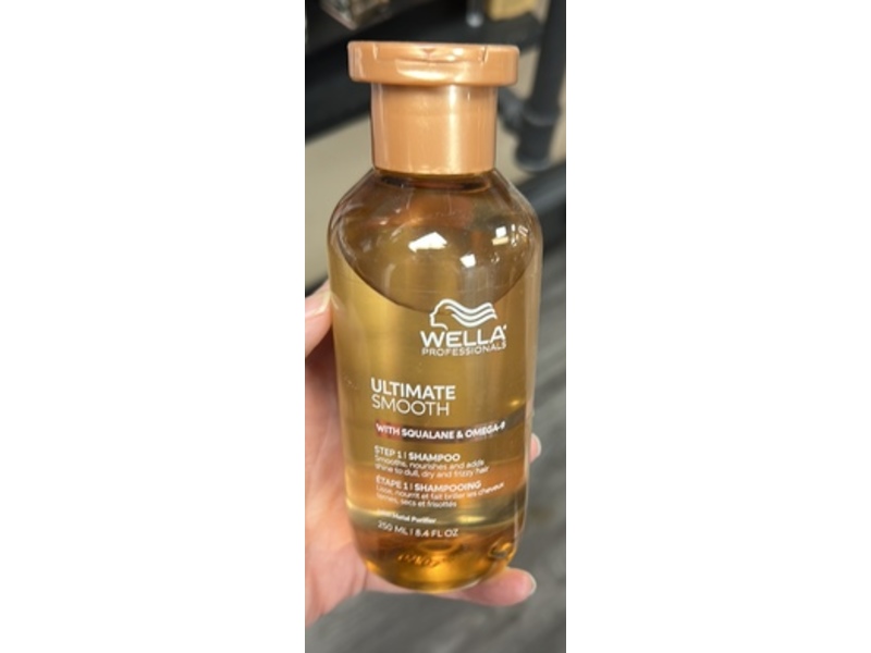 Wella Professionals Ultimate Smooth Step 1 Shampoo, Squalane & Omega-9, 8.4 fl oz/250 mL