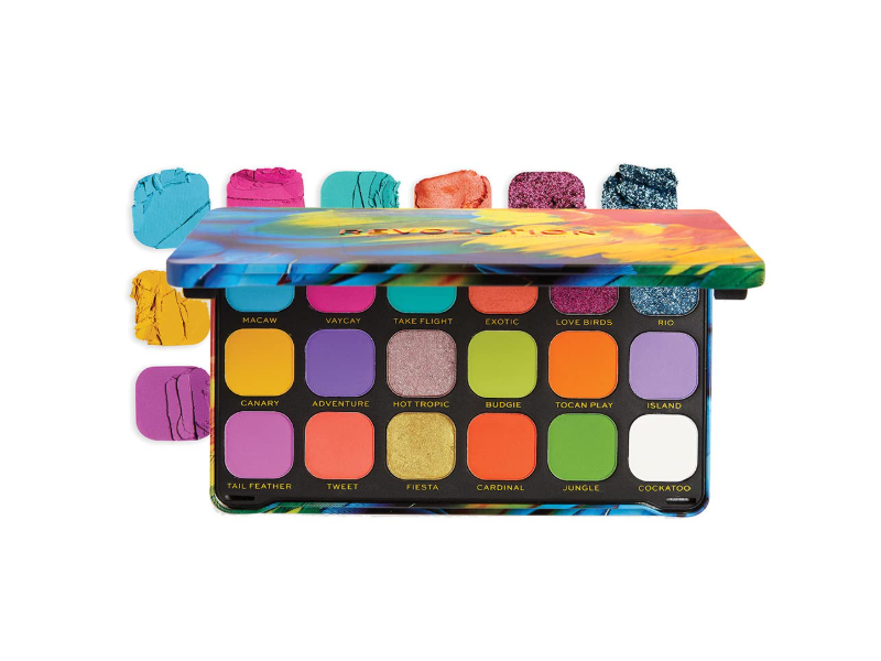 Revolution Beauty London Forever Flawless Makeup Palette, Bird Of Paradise, 0.03 oz/1.1 g