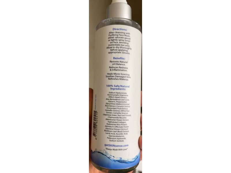 Skin Sense Oxygenating Ph Toner, 8 oz/236 mL