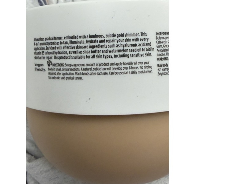 Bali Body Gradual Tanning Butter, 7.48 fl oz/220 g