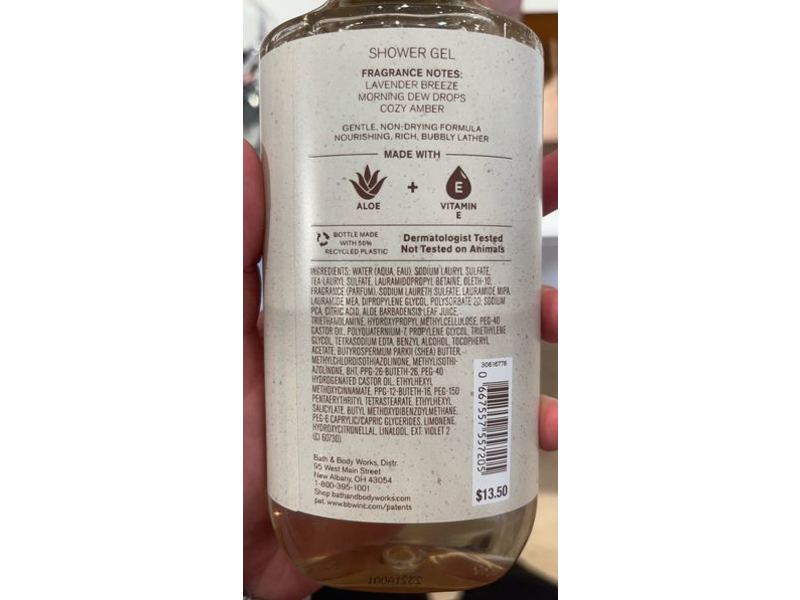 Bath & Body Works Cloud Nine Shower Gel, Aloe + Vitamin E, 10 fl oz/295 mL