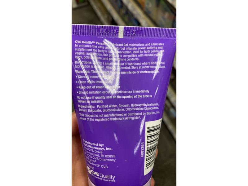 CVS Health Personal Lubricant Gel, 4 oz/113 g