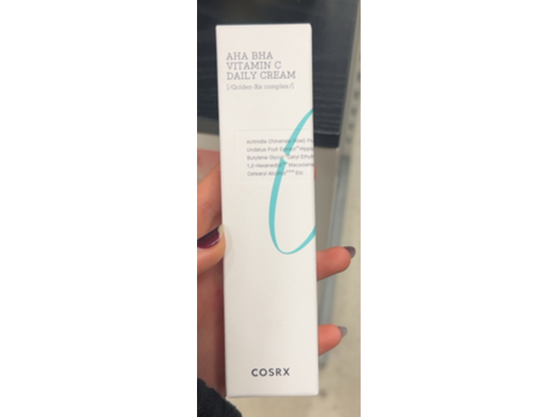 Cosrx Daily Cream, Aha + Bha & Vitamin C, 1.69 fl oz/50 mL