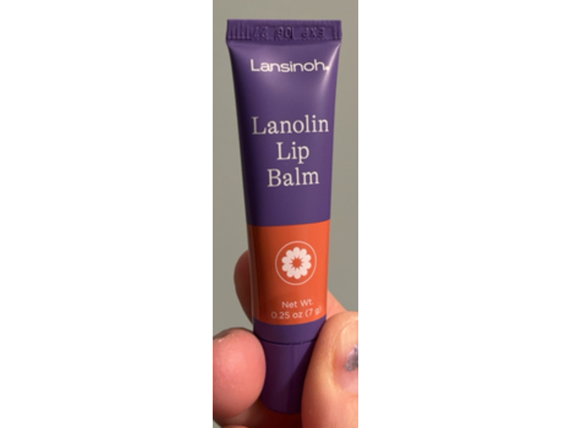 Lansinoh Lanolin Lip Balm, 0.25 oz/7 g, Pack Of 4