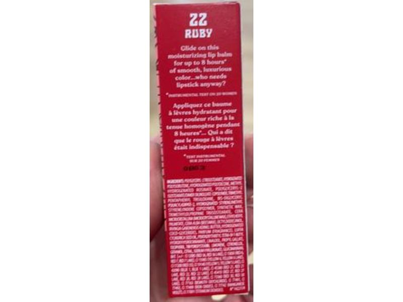 Benefit Moisturizing Lip Balm, 22 Ruby, 0.1 oz/3 g