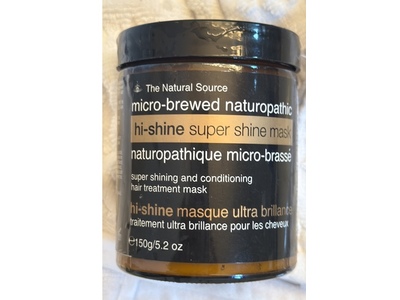The Natural Source Micro-Brewed Naturopathic Hi-Shine Super Shine Mask, 5.2 oz/150 g