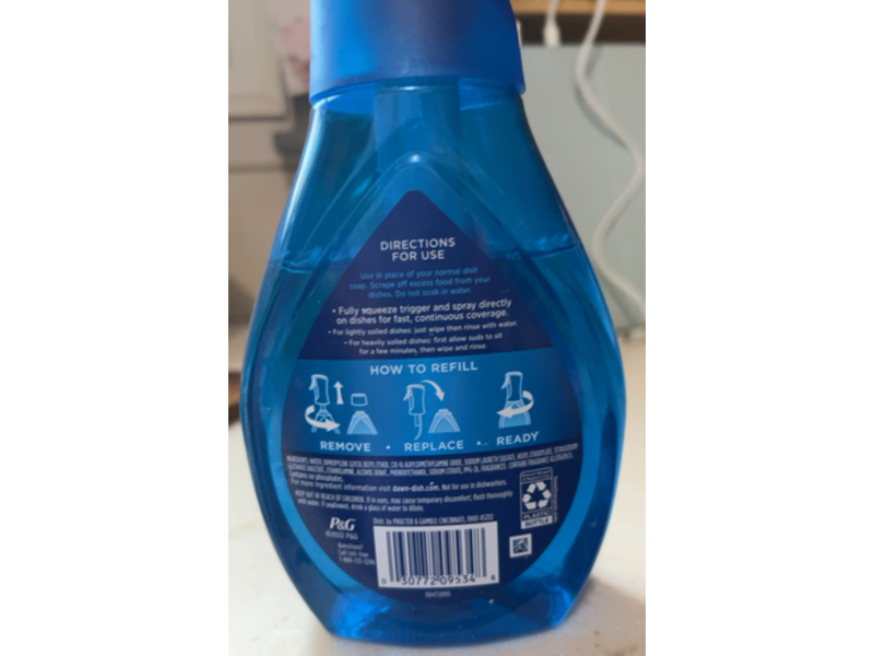 Dawn Ultra Platinum Powerwash Dish Spray, Lemon Scent, 16 fl oz/473 mL