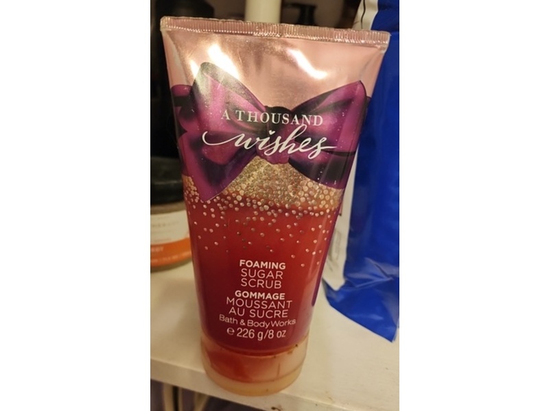 Bath & Body Works Foaming Sugar Scrub, A Thousand Wishes, 8 oz/226 g