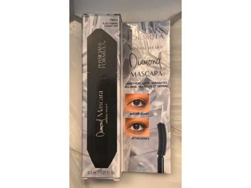 Physicians Formula Diamond Mascara, Black Diamond, 0.07 fl oz/2.3 mL
