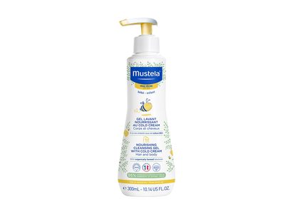 Mustela Nourishing Cleansing Gel, Cold Cream, 10.4 fl oz/300 mL