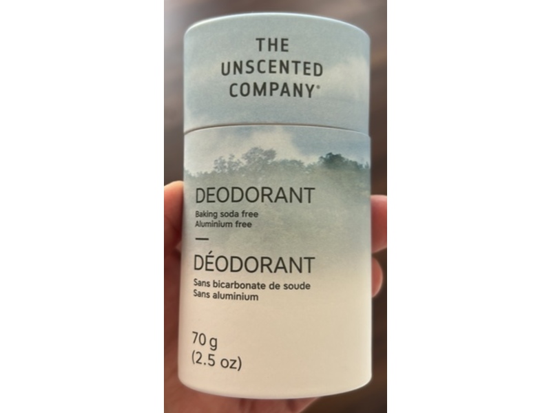 The Unscented Company Deodorant, 2.5 fl oz/70 g