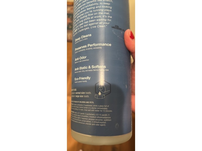 HEX Performance Laundry Detergent, Fresh, 50 Loads, 50 fl oz/1.48 L