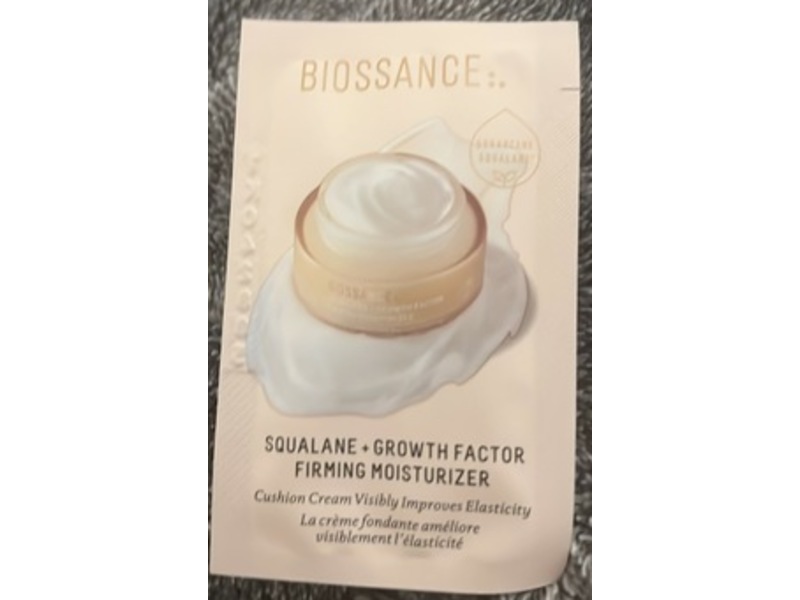 Biossance Squalane + Growth Factor Firming Moisturizer, 0.06 fl oz/2 mL