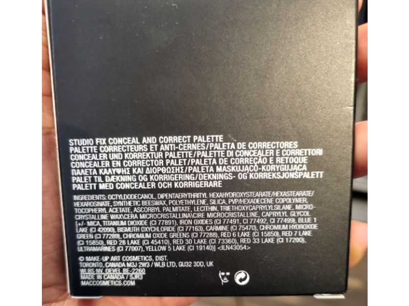 M.A.C Studio Fix Conceal & Correct Palette, Medium Deep, 0.21 oz/6 g