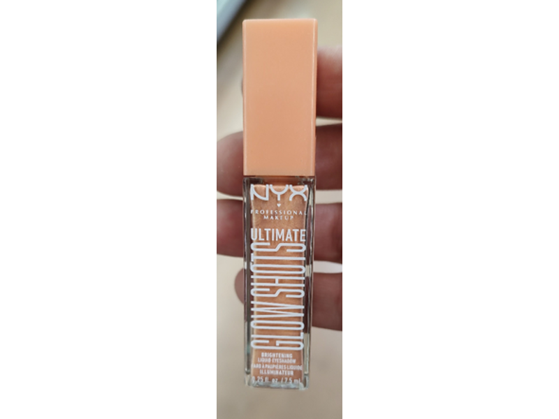 Nyx Professional Makeup Brightening Liquid Eyeshadow, Twisted Tangerine, 0.25 fl oz/7.5 mL