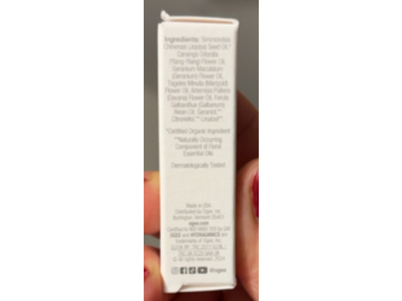 Ogee Hydraganics Jojoba Glow Face Oil, 0.1 fl oz/3 mL