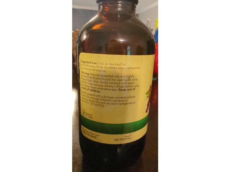 Vitacost 100% Pure Lavender Oil, 4 fl oz/118 mL