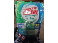 Complete Clean Laundry Detergent 3 In 1 Gel Pacs, Original Scent, 30 Count - thumbnail 1