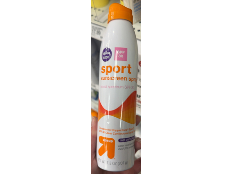 Up&Up Continuous Sunscreen Spray, SPF 30, 7.3 oz/207 g