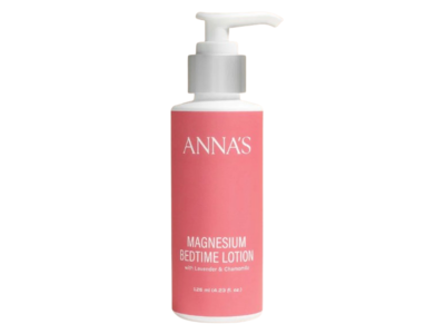 Anna's Magnesium Bedtime Lotion, Lavender & Chamomile, 4.23 fl oz/125 mL