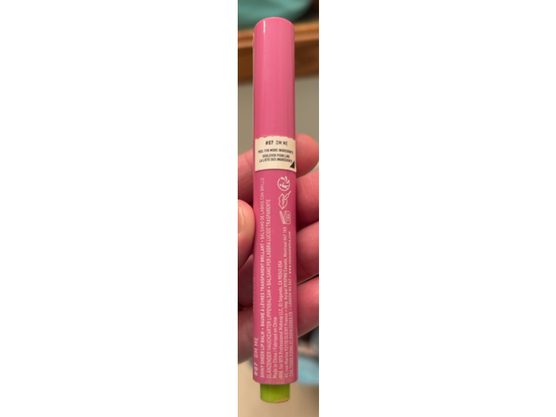 Nyx Professional Makeup Fat Oil Slick Click Shiny Lip Balm, 07 Dm Me, 0.07 oz/2 g