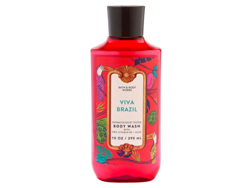 Bath & Body Works Body Wash, Viva Brazil, 10 oz/295 mL