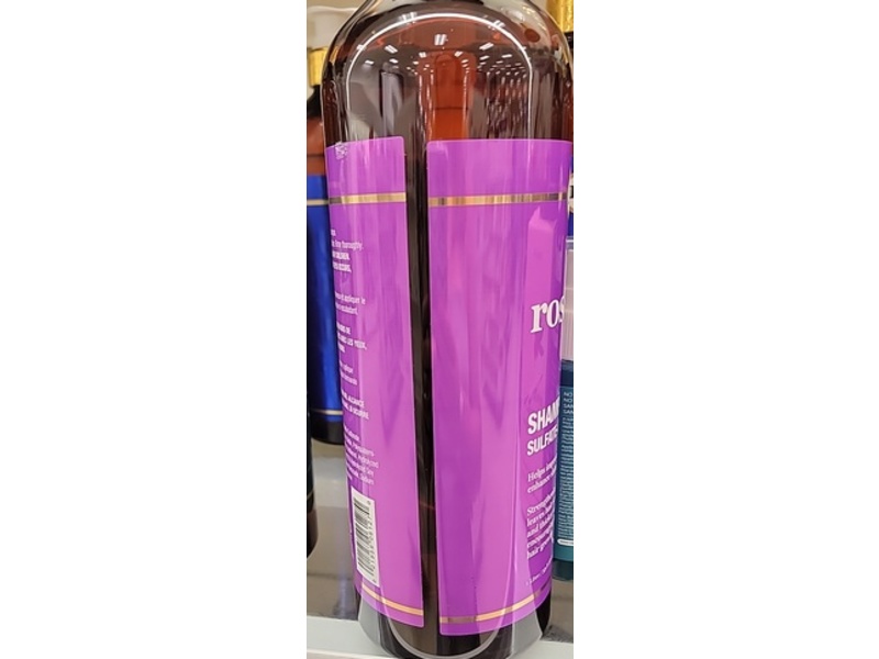 Difeel Sulfate Free Shampoo, Rosemary, 33.8 fl oz/1 L