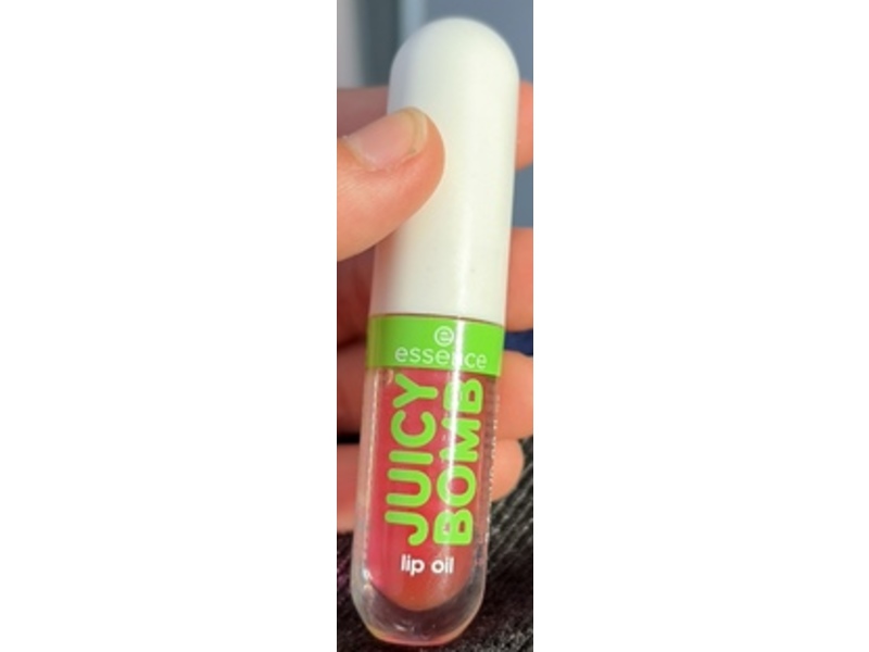 Essence Juicy Bomb Lip Oil, 02 Watermelon Wonders, 0.08 fl oz/2.4 mL