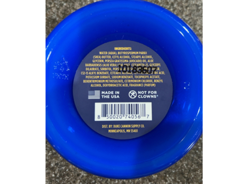 Duke Cannon Beard Amplifier Hydrating Beard Cream, 5 oz/141 g