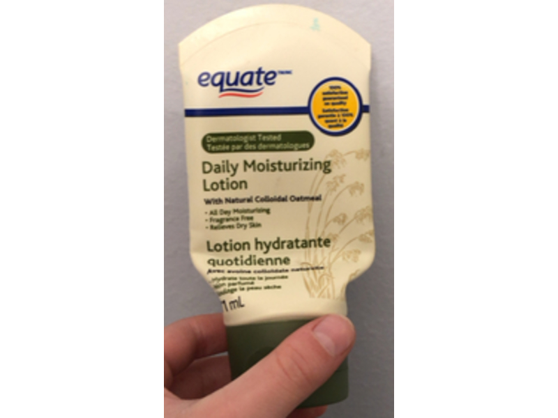 Equate Daily Moisturizing Lotion, Natural Colloidal Oatmeal, 71 mL