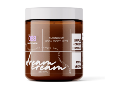 Pomifera Dream Cream Magnesium Body Moisturizer, 088 Cashmere, 4 oz/118 mL