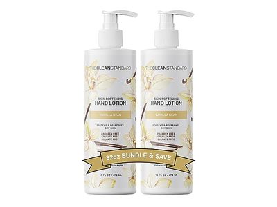 The Clean Standard Skin Softening Hand Lotion, Vanilla Bean, 16 fl oz/473 mL