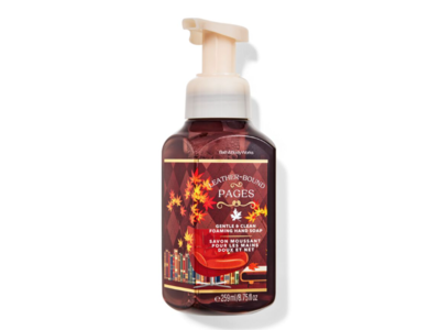 Bath & Body Works Leather-Bound Gentle & Clean Foaming Hand Soap, Pages, 8.75 fl oz/259 mL