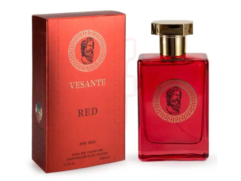 United Scents Vesante Eau De Parfum, Red, 3.4 fl oz/100 mL