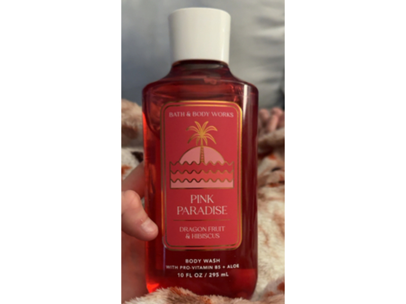 Bath & Body Works Pink Paradise Body Wash, Dragon Fruit & Hibiscus, 10 fl oz/295 mL