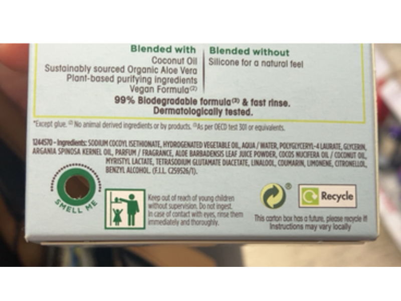 Garnier Ultimate Blends Shampoo Bar, Coco & Organic Aloe Vera, 70 g